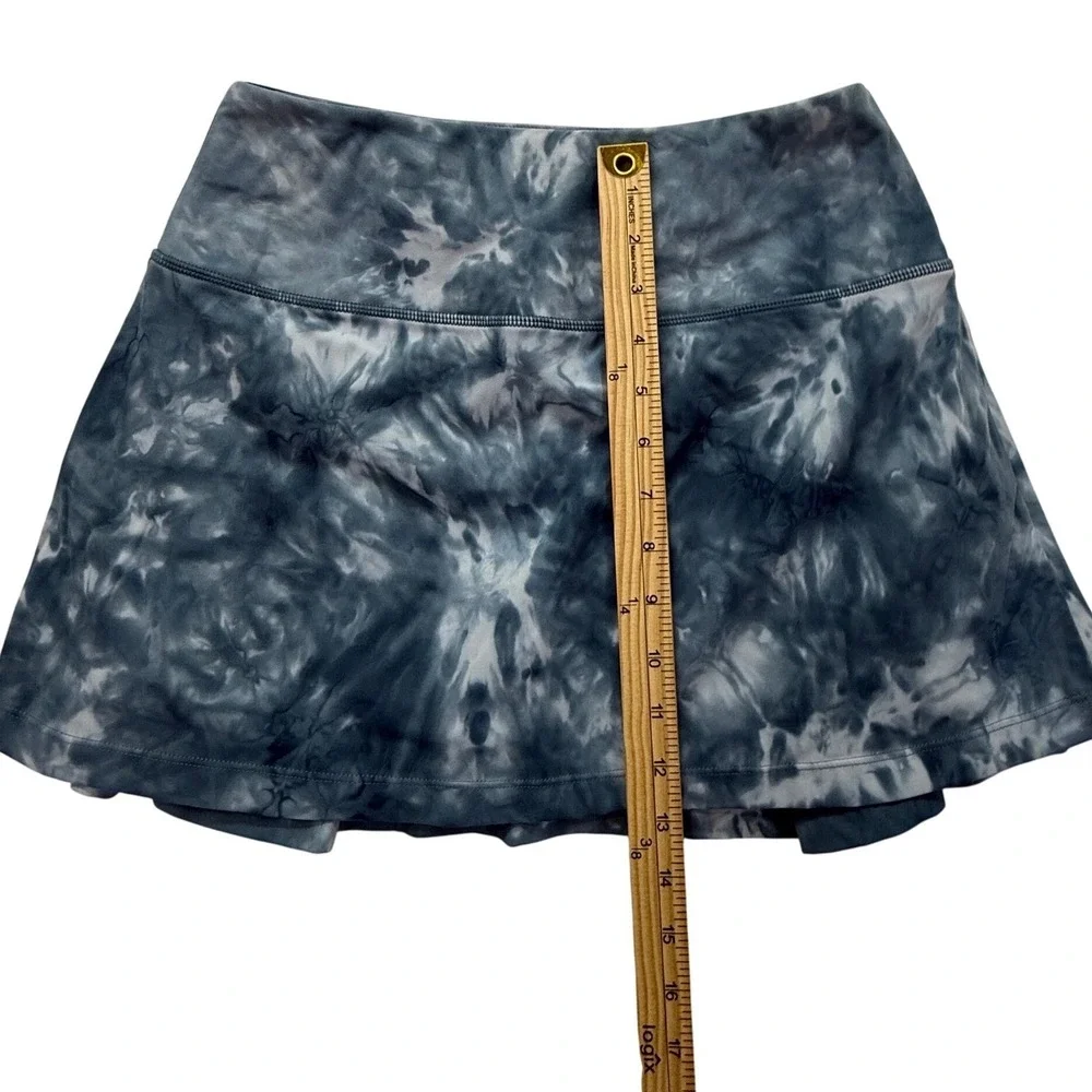 Soothfeel Skort Women S Blue Tie Dye Pleated Athletic Tennis Golf Skirt‎ Pocket